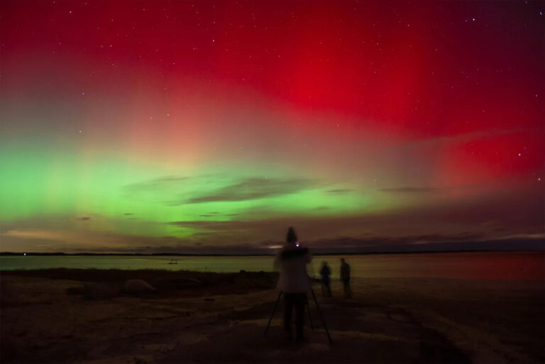 Будет ли сегодня ночью видно северное сияние? Да, но только в определенных частях страны