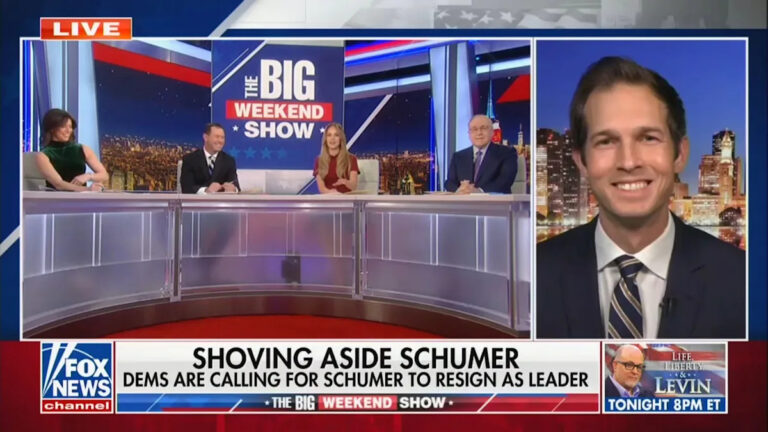 «Чудесный шаг, конгрессмен!» — демократ Томи Ларен Джабс из Fox за уклонение от вопроса о будущем Шумера