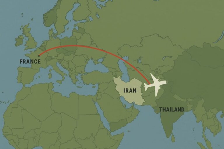 Какие авиакомпании летают над Ираном и Йеменом?