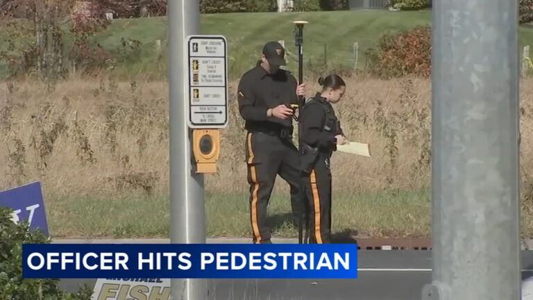 Женщина получила критическую травму после того, как ее сбил полицейский автомобиль Maple Shade в Марлтоне