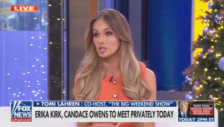 «Ты стервятник!» — Томи Ларен Нукс Кэндис Оуэнс на Fox News, призывая Эрику Кирк отменить встречу