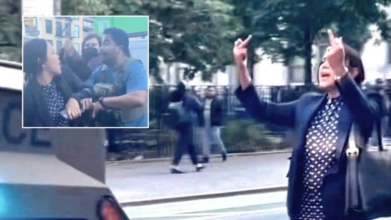 «Polka Dot Dress Woman» стала вирусной для борьбы с агентами ICE в Нью-Йорке