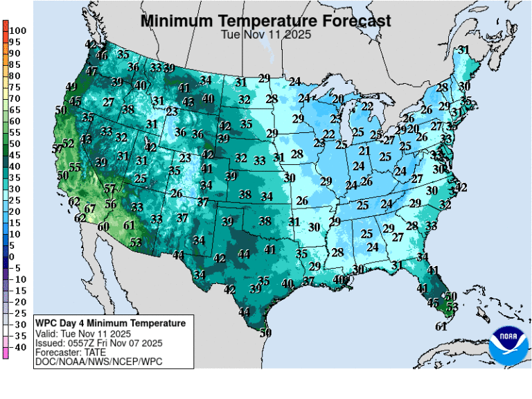Арктический взрыв направляется на восток США. Насколько холодно будет?