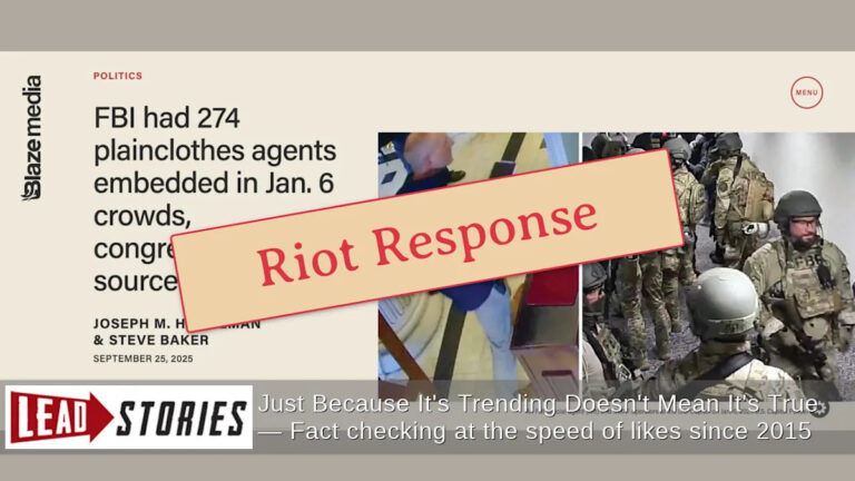 Проверка фактов: многие из 274 агентов ФБР, упомянутых во внутреннем отчете, ответили на беспорядки 6 января в Капитолии — в отчете говорится, что они не были «под прикрытием» или «встроены в толпу