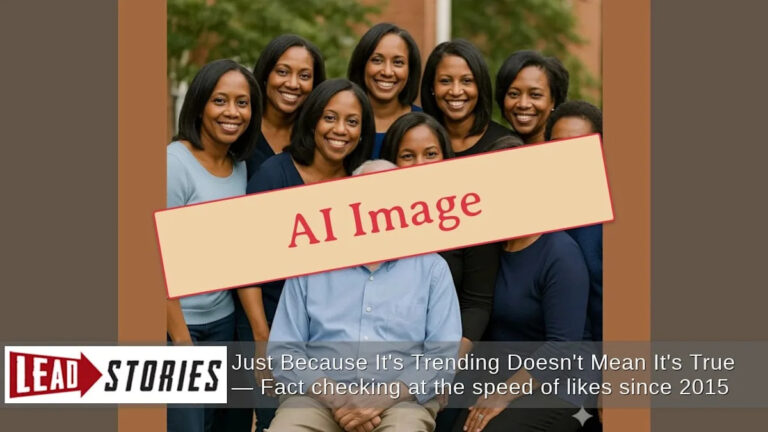 Фотография Ричарда Миллера и девяти усыновленных дочерей не является подлинной, не документирует реальную историю