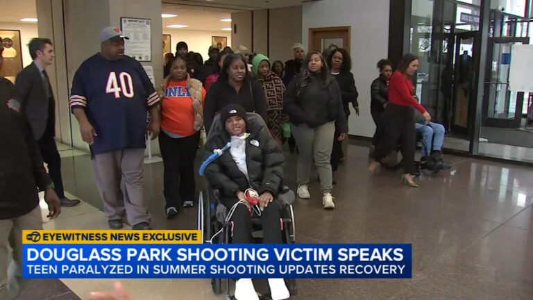 Подросток, парализованный в парке Дугласс, в 1-й раз высказывается, бывший подозреваемый в спасении в Чикаго