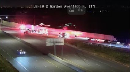 Два тяжело раненых, переулки временно закрыты после крушения US-89 возле Лейтона