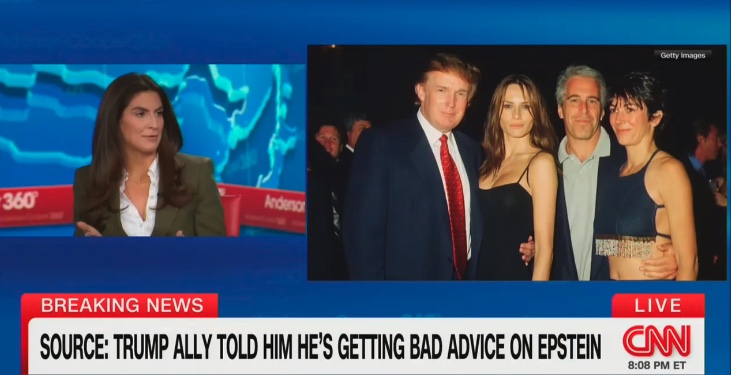 Кейтлан Коллинз говорит, что Белый дом Трампа не оправдался от новых откровений Эпштейна: «Это полностью вышло из-под их контроля»