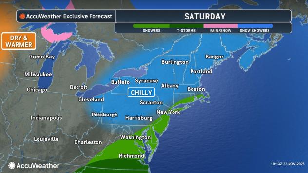 Штормы, дождь, чтобы сместиться через Юго-Восточный; Путешествия задерживаются, поскольку тепло исчезает