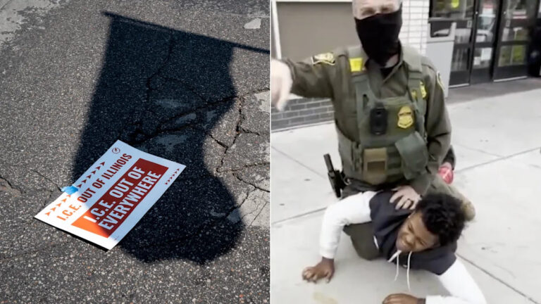 Агенты ICE схватили чернокожего подростка в районе Чикаго, когда он кричал: «Я гражданин США».