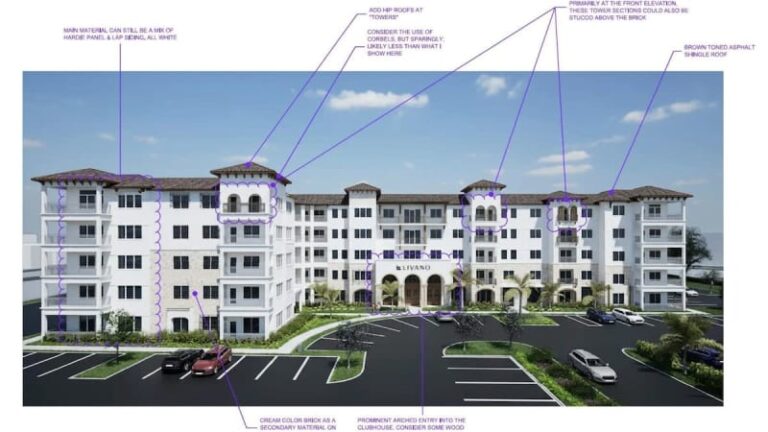 Сайт Seminole Winn-Dixie рассчитан на 208-квартирный комплекс