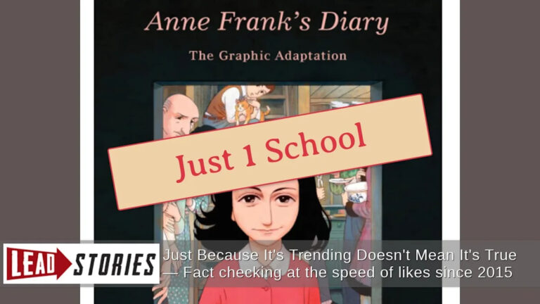 Флорида не запретила дневник Анны Франк из школьных библиотек