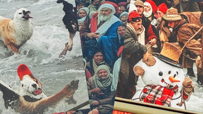 Кошмарная фреска с ИИ в Лондоне еще хуже, чем рождественская реклама Coca-Cola