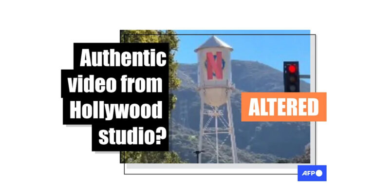 Видео логотипа Netflix, нарисованного над башней Warner Bros, изменено