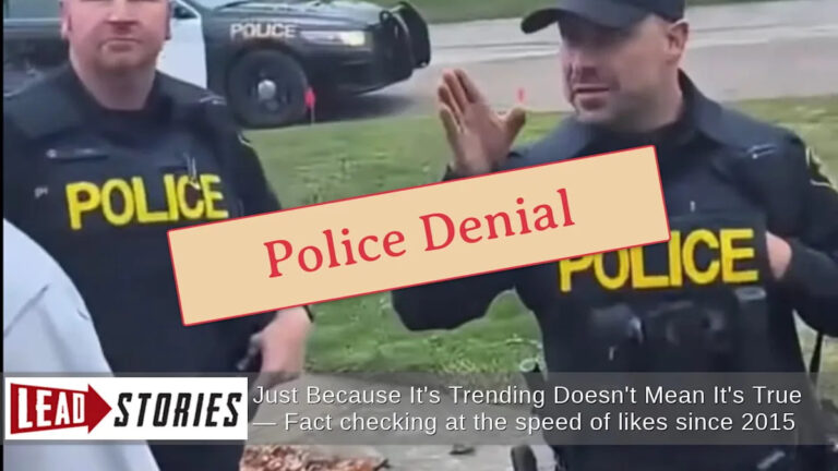 Видео, на котором полиция угрожает арестовать мужчину за бесплатное стрижку газона пожилого человека, не является реальным