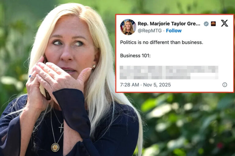 Ответ Марджори Тейлор Грин на поражение республиканцев на выборах прошлой ночью был абсолютно честным.