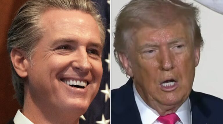 Гэвин Ньюсом: речь Трампа с 1 словом, повторяемая снова и снова