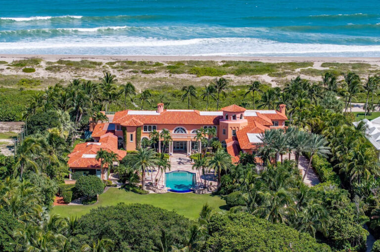Приморская недвижимость стоимостью 205 миллионов долларов устанавливает рекорд Палм-Бич для зарегистрированной недвижимости