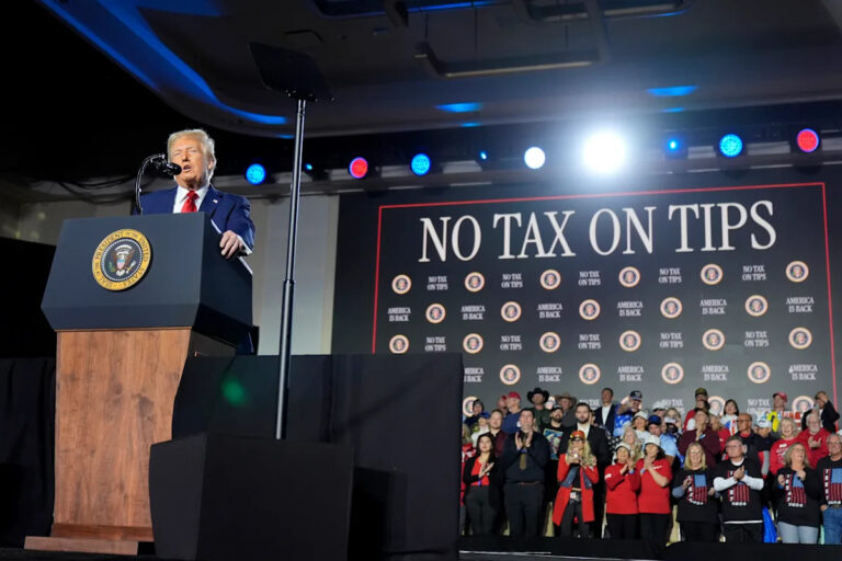 Невада Демс, борьба Республиканской партии за «безналоговые чаевые»