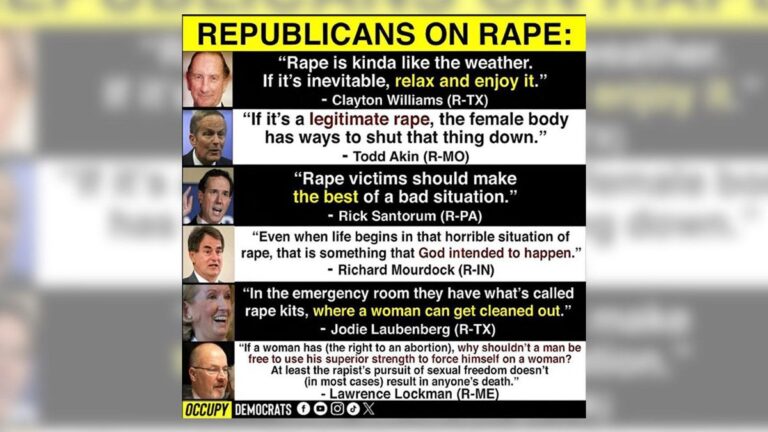 Фактчек: мем «Республиканцы на изнасиловании» показывает реальные цитаты политиков