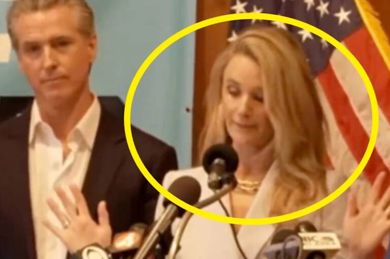 Интернет теряет голову из-за жены Гэвина Ньюсома, Дженнифер, которая абсолютно тянет Трампа в теперь уже вирусную речь