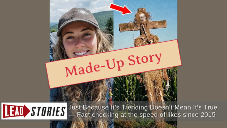 Пропавшая туристка Сара Дженкинс не была найдена как пугало — история не реальна