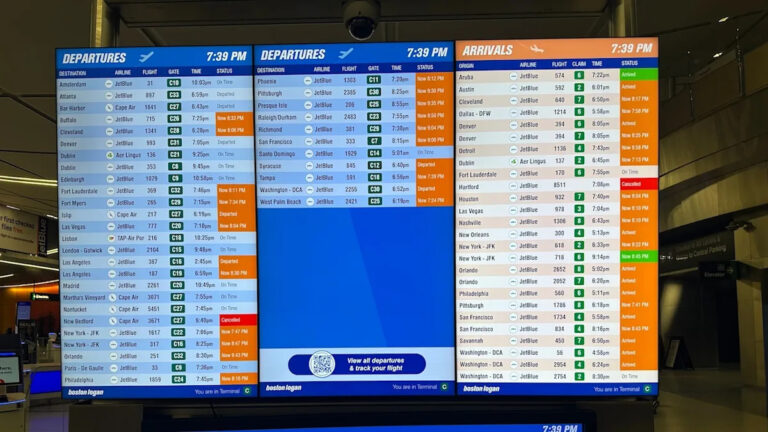 FAA сняло ограничения на полеты в аэропортах США, включая Бостон Логан