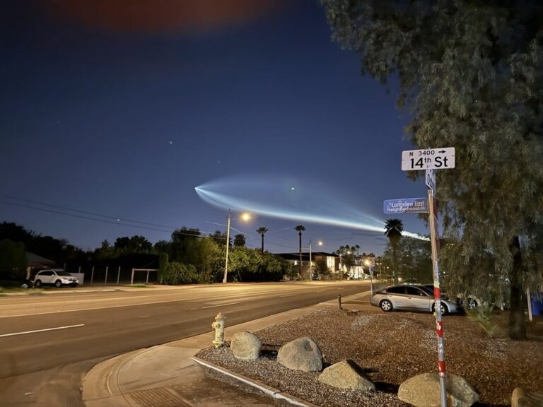 Аризоны могут пропустить последний запуск ракеты SpaceX из Калифорнии