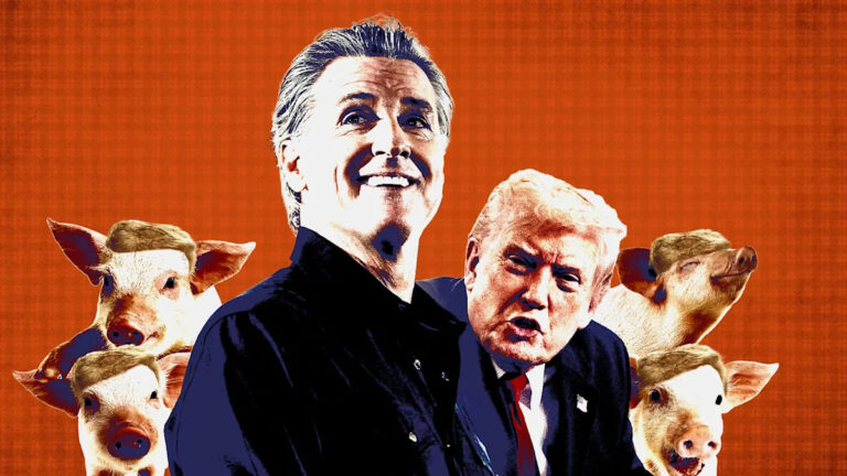 Newsom смеет Трампа с кайфом в стиле MAGA-Style Holiday