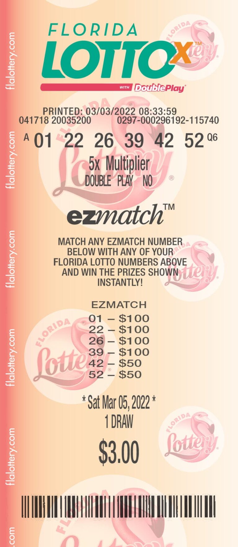 Флорида Лото номера на субботу, 22 ноября, выходные перед Днем благодарения