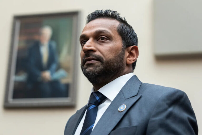 Трамп рассматривает возможность расстрела Кэша Патель, говорится в докладе