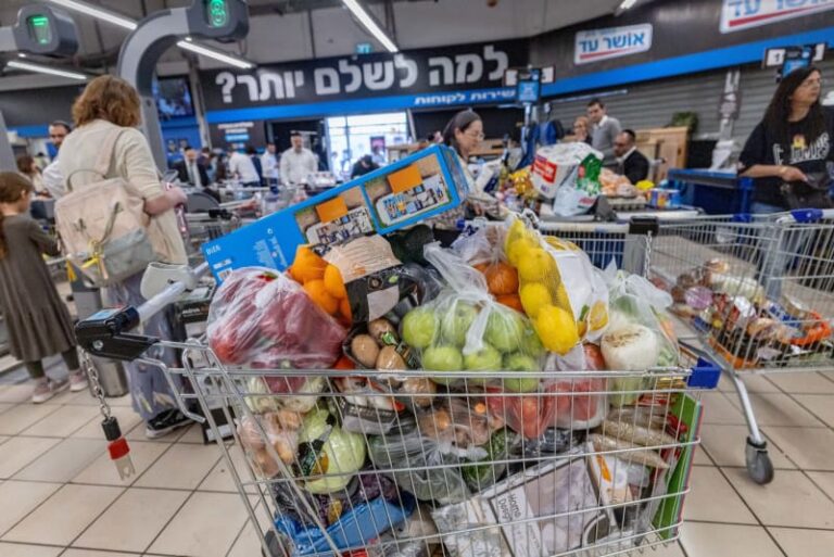 Израиль потратил 2,6 млн тонн продовольствия в 2024 году на сумму 7,2 млрд долларов