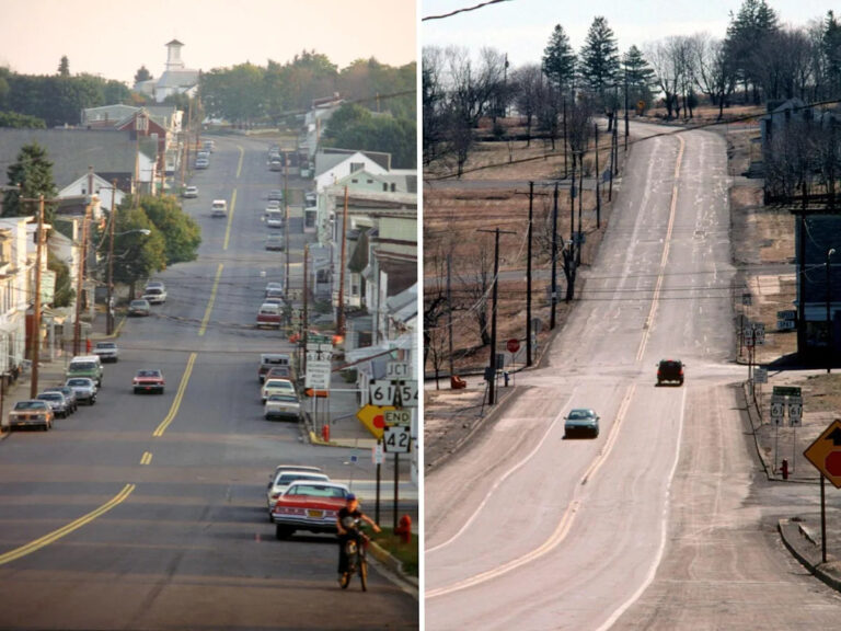 Под этим городом-призраком в Пенсильвании уже более 60 лет горит пожар — посмотрите на это.