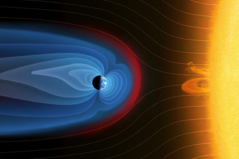 Магнитное поле Земли защищает жизнь на Земле от радиации, но оно может двигаться, а магнитные полюса могут даже переворачиваться.