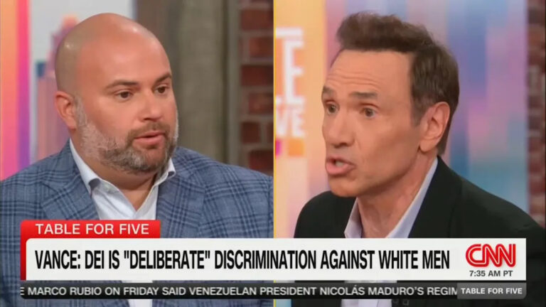 Группа CNN взорвалась из-за заявления Джей Ди Вэнса о том, что DEI является «умышленной» дискриминацией в отношении белых мужчин