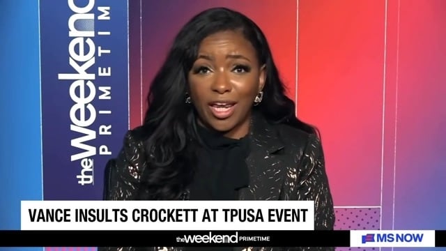 Жасмин Крокетт вступает в «расистскую» атаку Вэнса на нее как на «уличной девчонке»