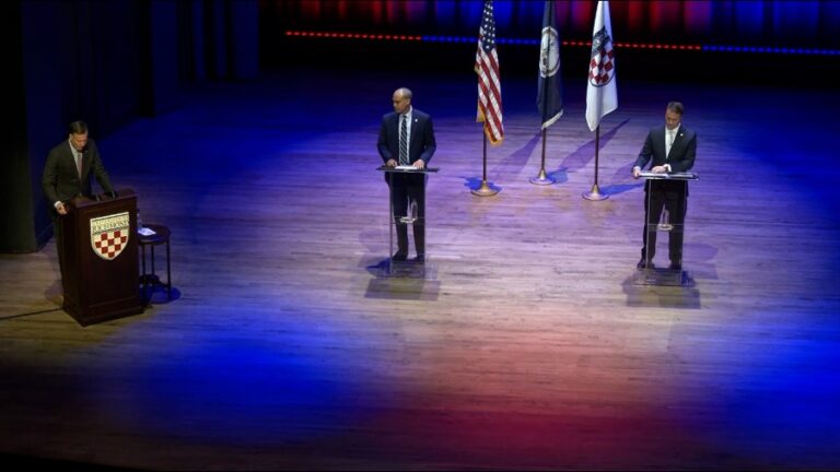 Дебаты в Virginia AG: Миярес и Джонс сталкиваются из-за текстов, верности Трампа