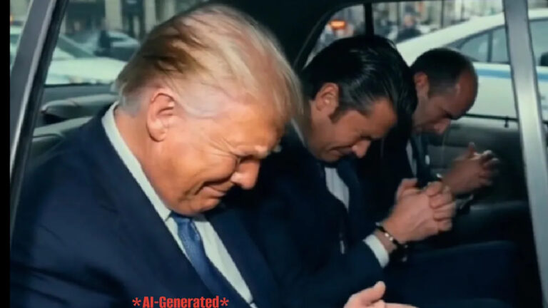 Newsom троллит Белый дом с рыдающим Трампом в наручниках