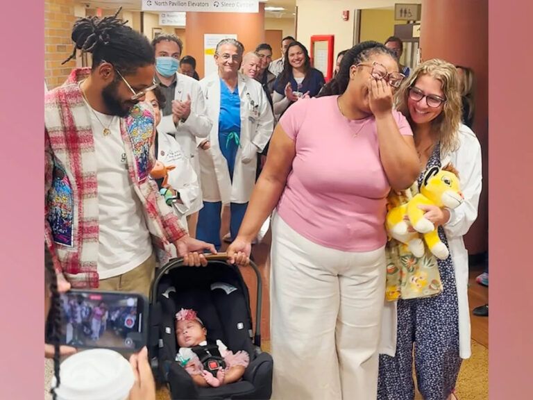 «Чудо» ребенок, родившийся рано в чуть менее 2 фунтов, возвращается домой после 5-месячного пребывания в NICU