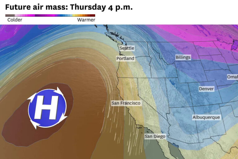 Что-то большое блокирует зимние штормы в Калифорнии — вот что это значит