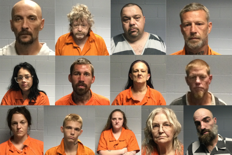 13 арестованных и похищенных вещей, найденных после наркобаста в округе Полк