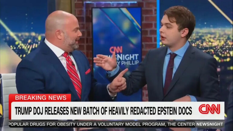 Панели CNN собрались после того, как либеральный подкастер заявил, что «подкрытие» Трампом файлов Эпштейна «больше, чем Уотергейт»