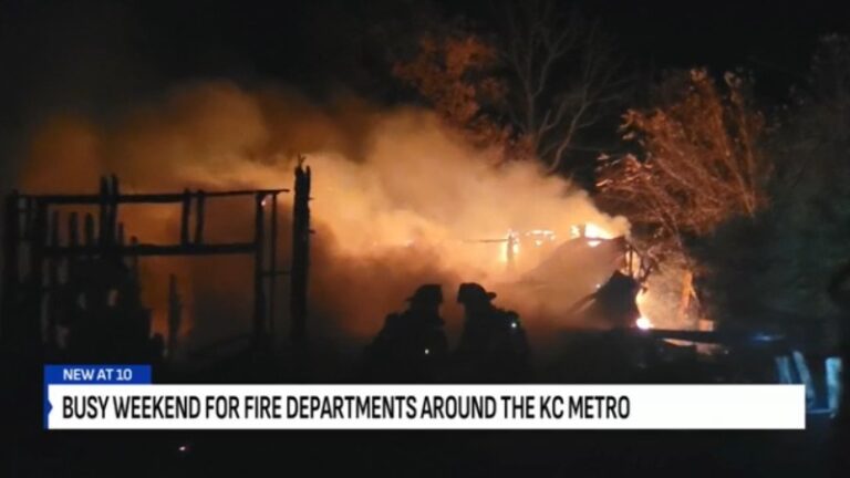 Пожары в Канзас-Сити в выходные дни резко возросли во время засухи