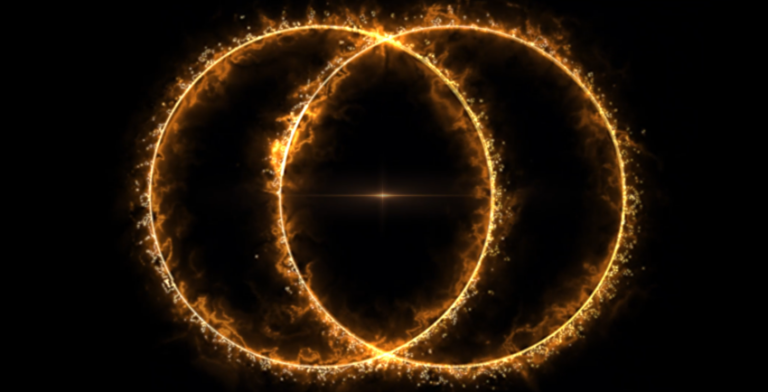 Странные кольца света, кажется, связываются в космосе в новом открытии