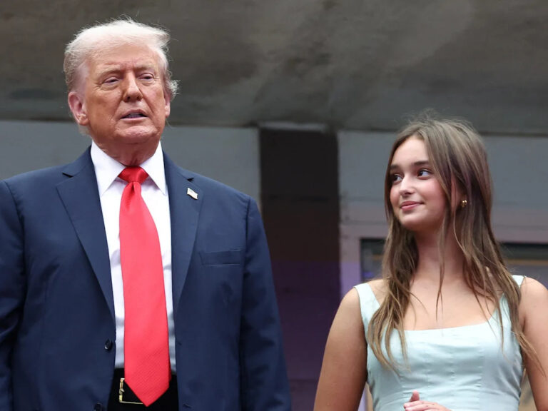 Дональд Трамп посетил US Open с одной из своих внучек.