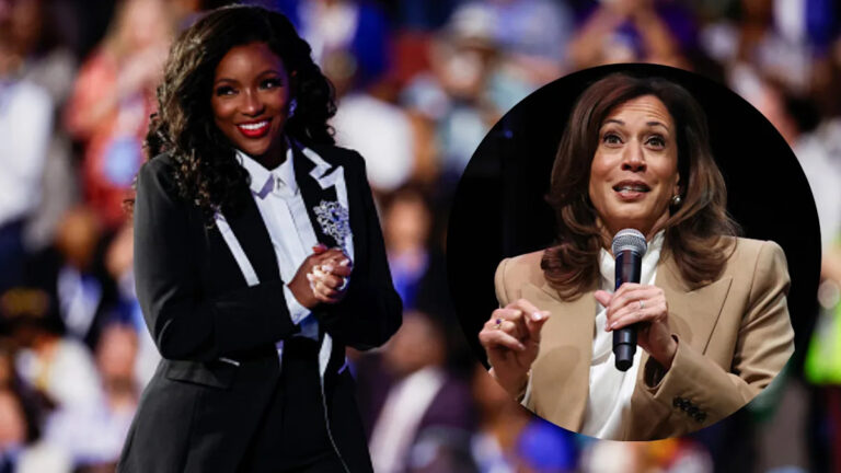 Жасмин Крокетт говорит, что Камала Харрис поощряла ее участие в Сенате, призывая ее оставаться в безопасности.