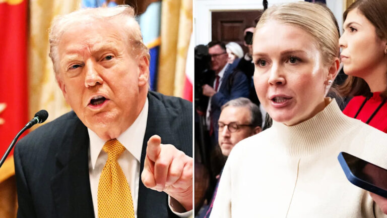 79-летний Трамп просит 28-летнего Левитта спасти его от сложных вопросов