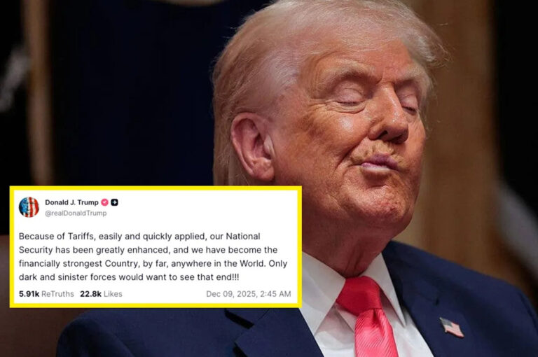 Трамп еще 2 часа ночи растаял правду о тарифах, и это дико нелепо