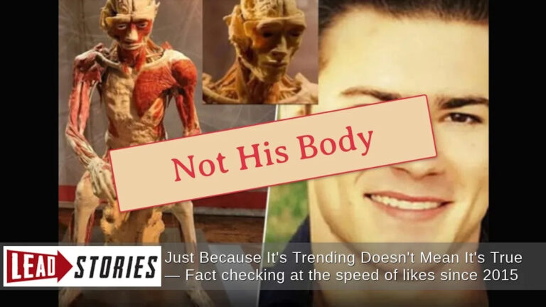 Мать Кристофера Тодда Эрика не нашла своего умершего сына на выставке платинированных реальных тел в Лас-Вегасе, которая предшествовала его смерти