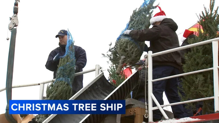 Протестующие собрались на ежегодном «Рождественском дереве» военно-морского пирса DHS Sec. Kristi Noem